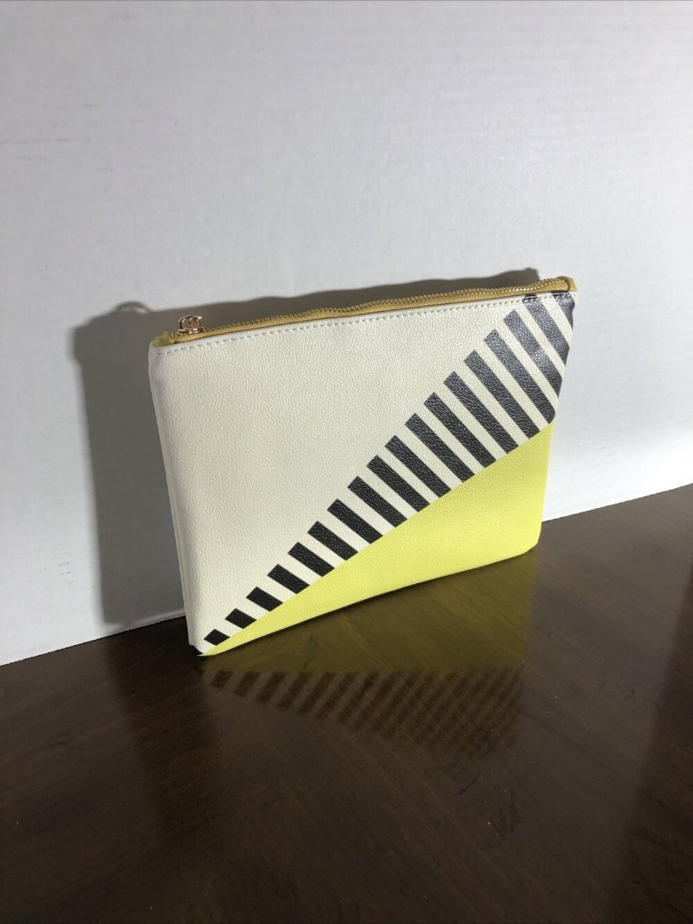 Brentano Clutch Bag Pouch In Yellow 9.5” x 8”